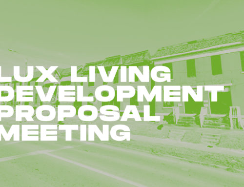 Lux Living Development Proposal Meeting