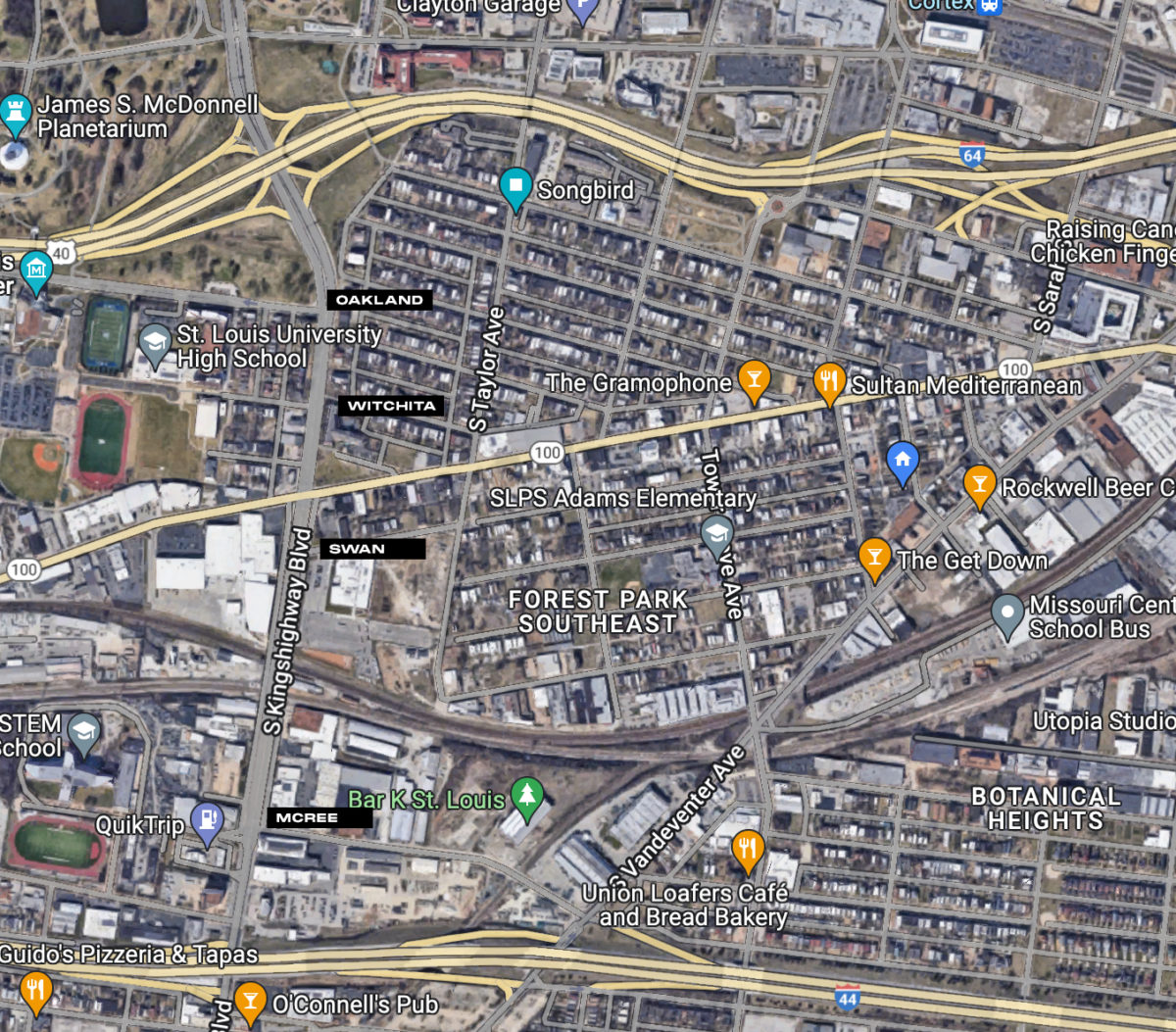 South Kingshighway Form Forest Park Southeast